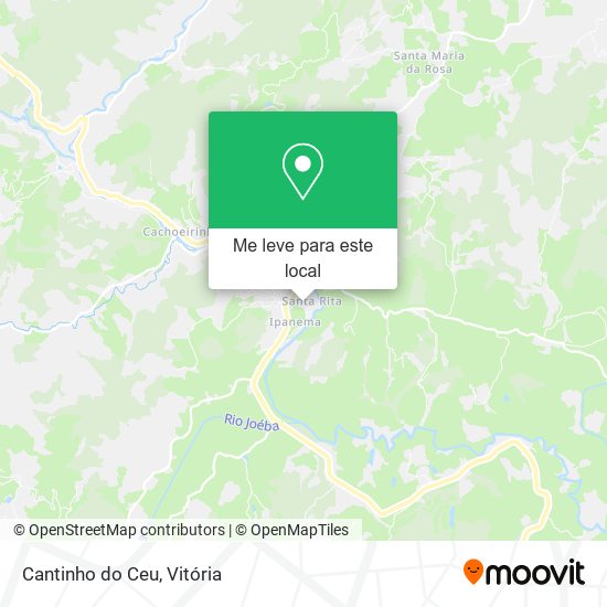 Cantinho do Ceu mapa