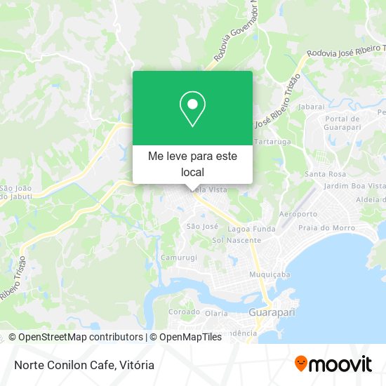 Norte Conilon Cafe mapa