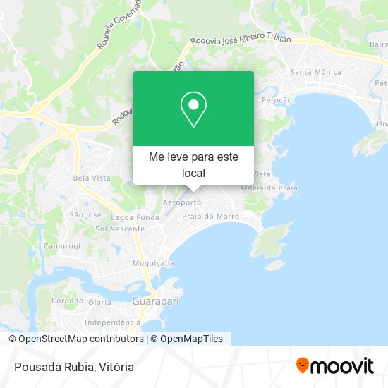 Pousada Rubia mapa