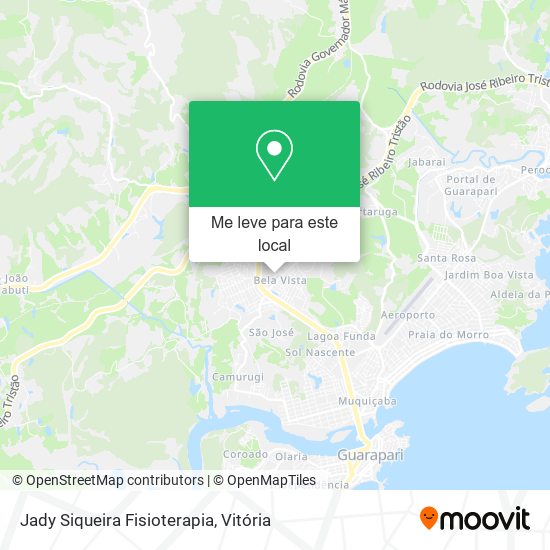 Jady Siqueira Fisioterapia mapa