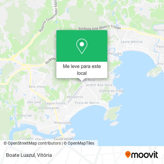 Boate Luazul mapa