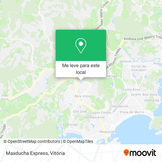 Maxducha Express mapa