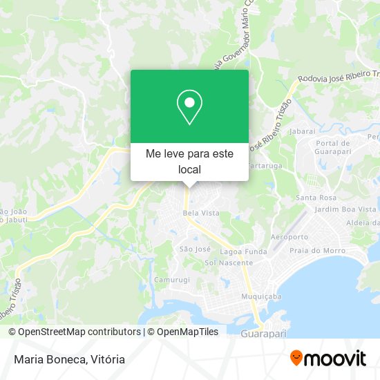 Maria Boneca mapa