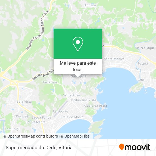 Supermercado do Dede mapa