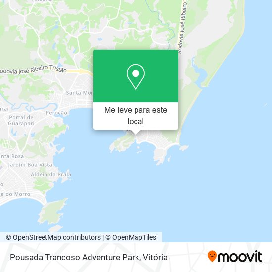 Pousada Trancoso Adventure Park mapa