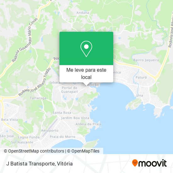 J Batista Transporte mapa