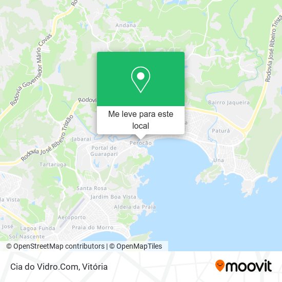 Cia do Vidro.Com mapa