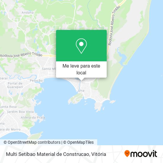 Multi Setibao Material de Construcao mapa