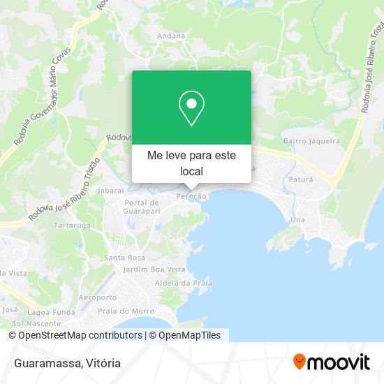 Guaramassa mapa