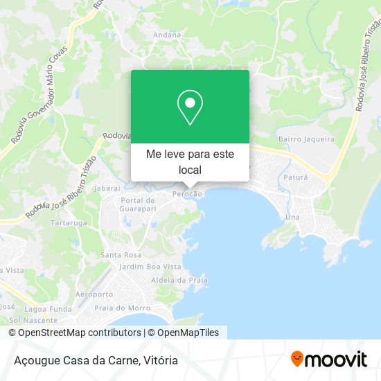 Açougue Casa da Carne mapa