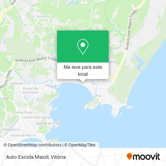 Auto Escola Maioli mapa