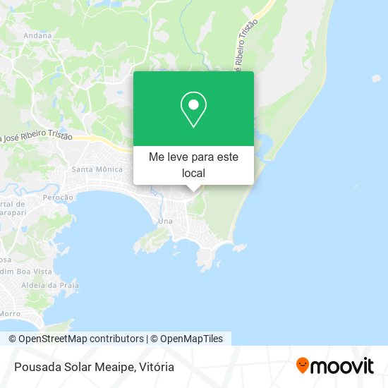 Pousada Solar Meaipe mapa