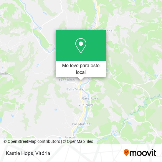 Kastle Hops mapa