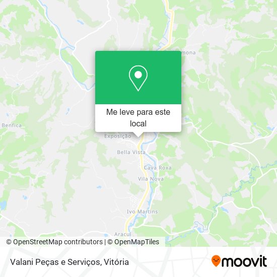 Valani Peças e Serviços mapa