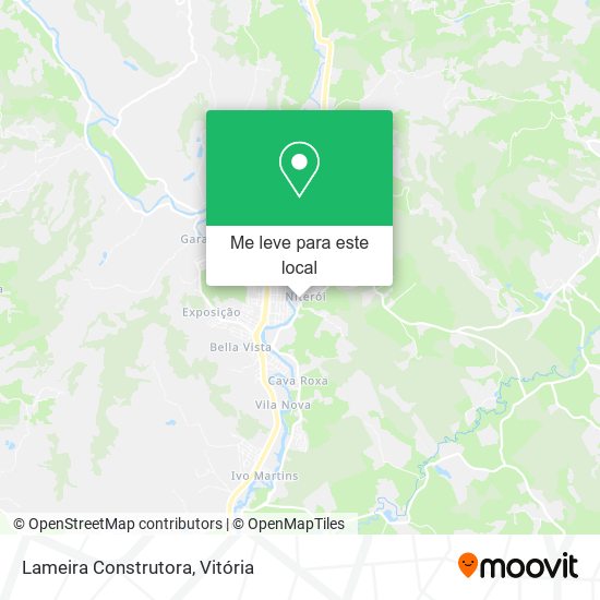 Lameira Construtora mapa