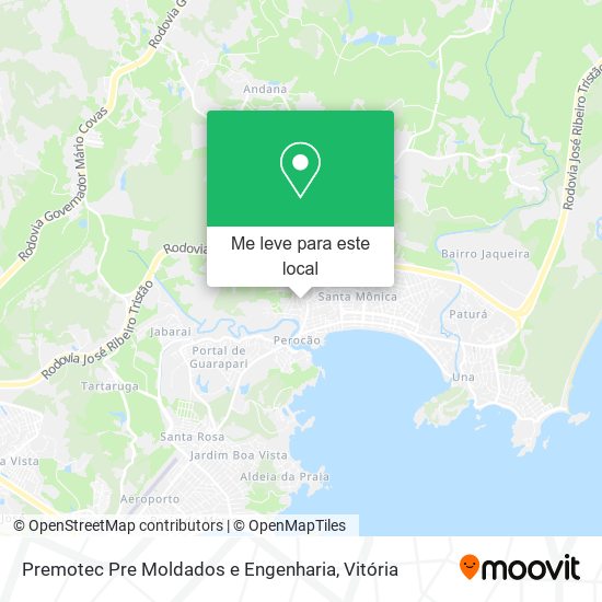 Premotec Pre Moldados e Engenharia mapa
