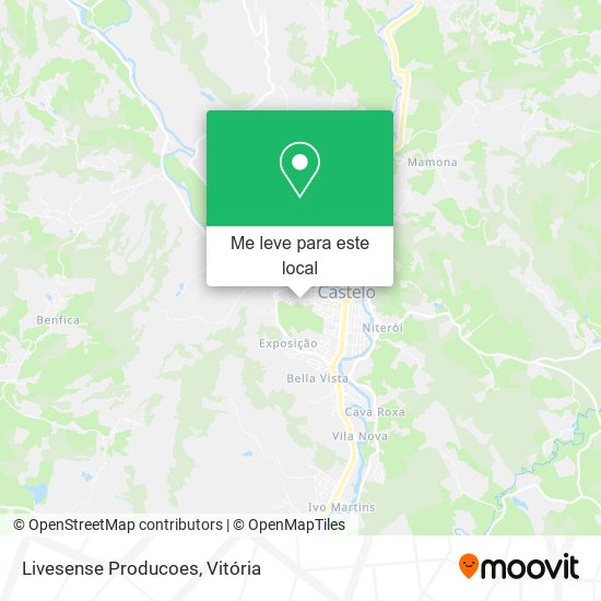 Livesense Producoes mapa