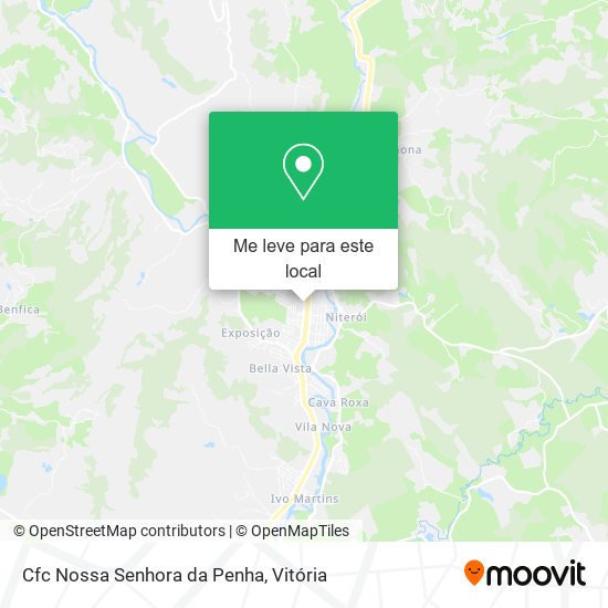 Cfc Nossa Senhora da Penha mapa