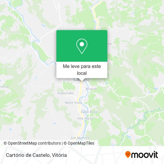 Cartório de Castelo mapa
