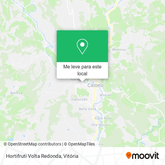 Hortifruti Volta Redonda mapa