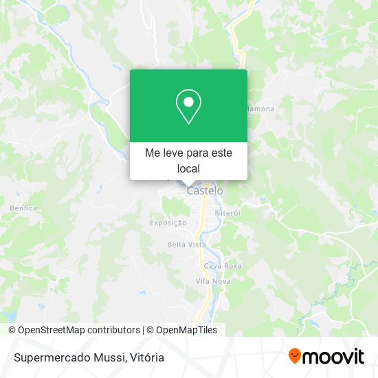 Supermercado Mussi mapa