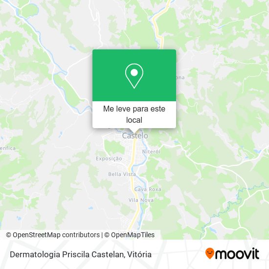 Dermatologia Priscila Castelan mapa