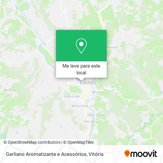 Gerliano Aromatizante e Acessórios mapa