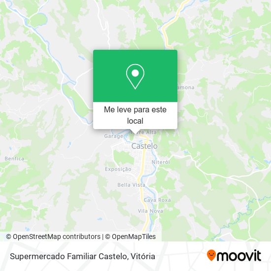 Supermercado Familiar Castelo mapa