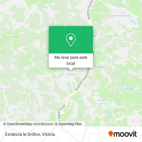 Estância le Grillon mapa