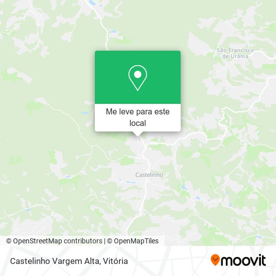 Castelinho Vargem Alta mapa