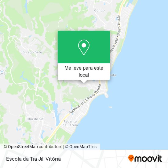 Escola da Tia Jil mapa