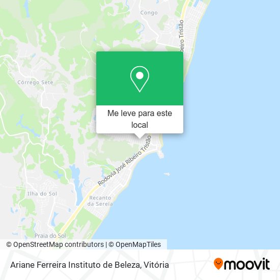 Ariane Ferreira Instituto de Beleza mapa