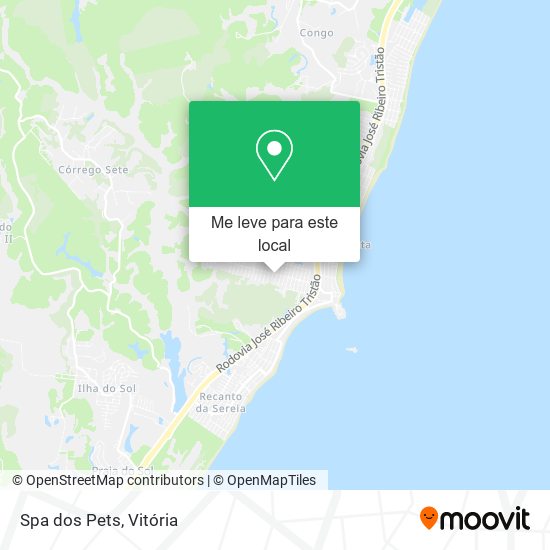 Spa dos Pets mapa