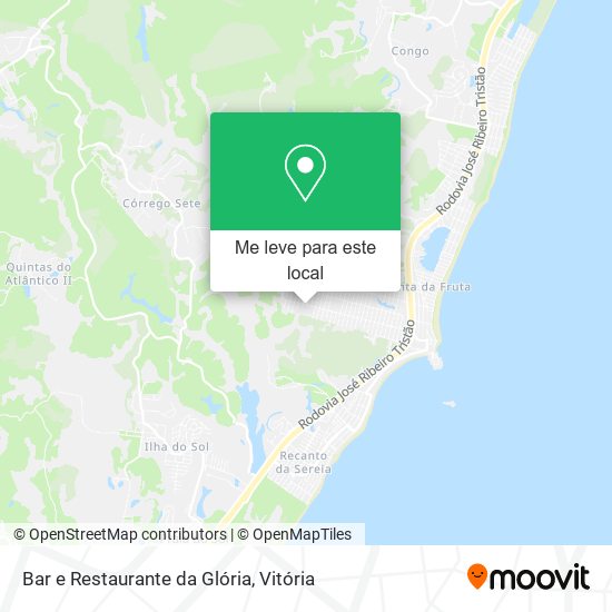 Bar e Restaurante da Glória mapa