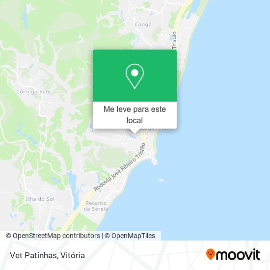 Vet Patinhas mapa