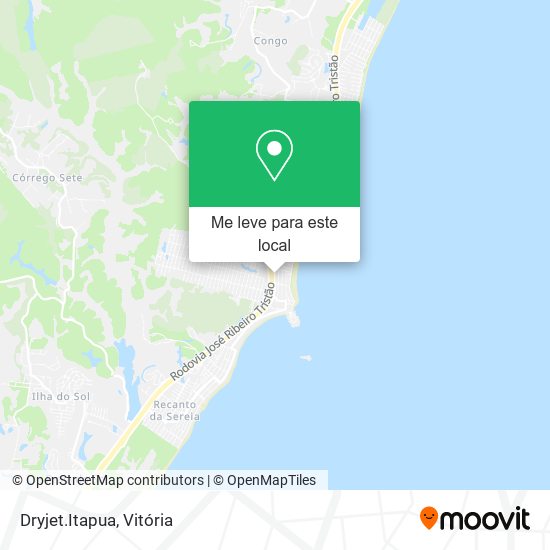 Dryjet.Itapua mapa