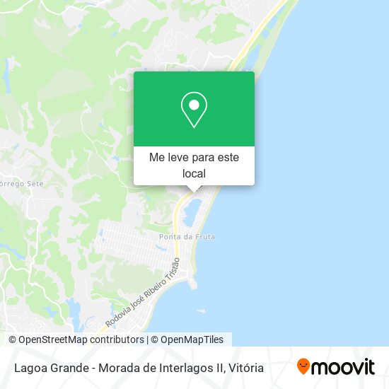 Lagoa Grande - Morada de Interlagos II mapa