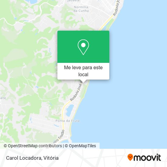 Carol Locadora mapa