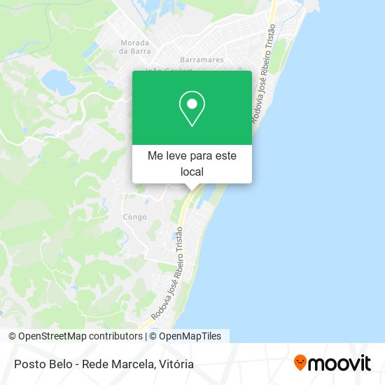 Posto Belo - Rede Marcela mapa