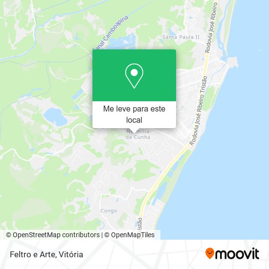 Feltro e Arte mapa