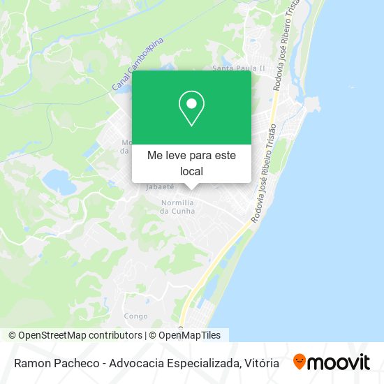 Ramon Pacheco - Advocacia Especializada mapa