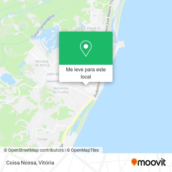 Coisa Nossa mapa