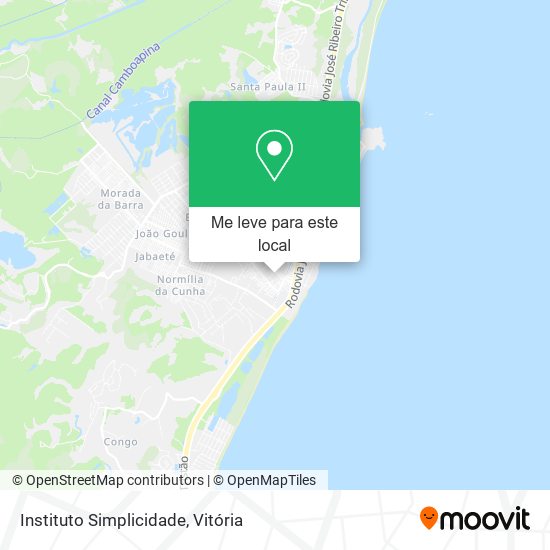 Instituto Simplicidade mapa