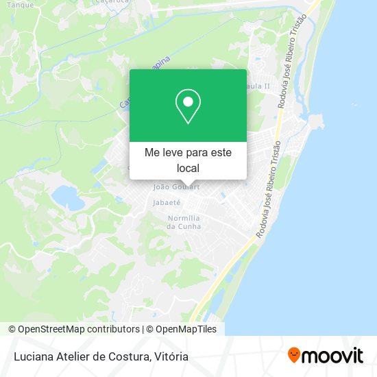 Luciana Atelier de Costura mapa