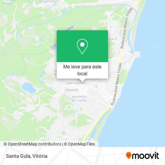 Santa Gula mapa