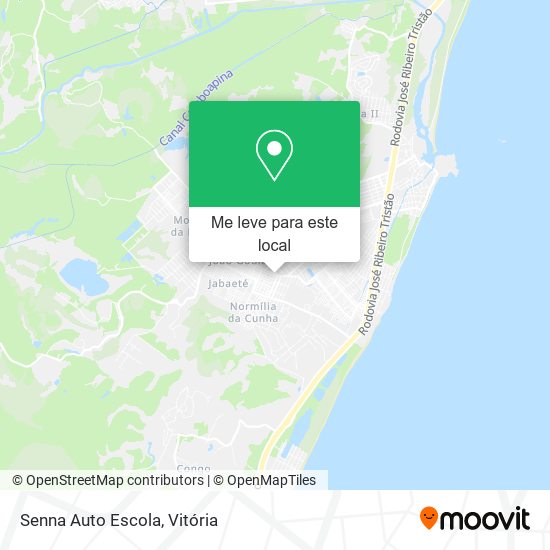 Senna Auto Escola mapa