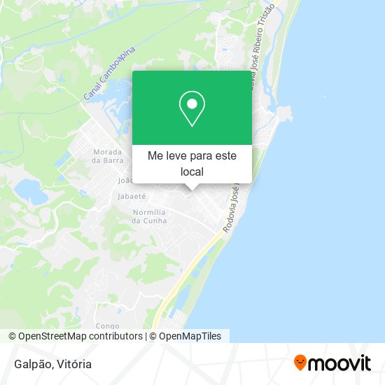 Galpão mapa