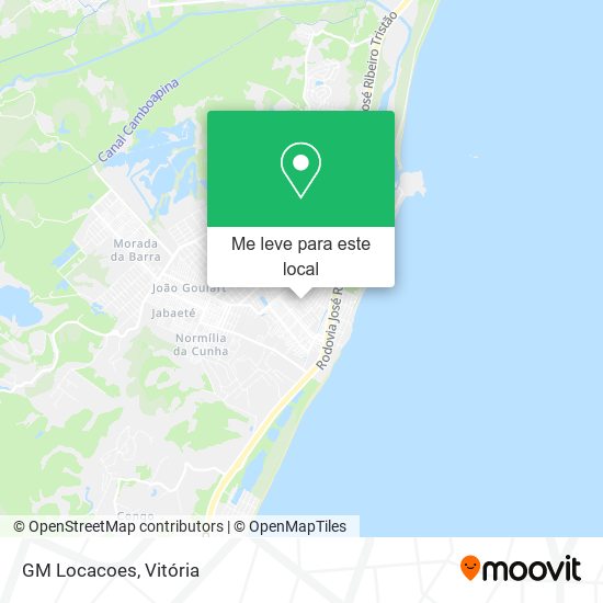 GM Locacoes mapa