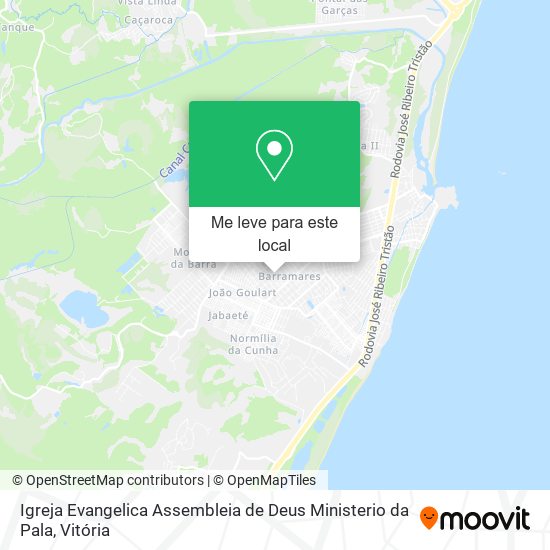 Igreja Evangelica Assembleia de Deus Ministerio da Pala mapa