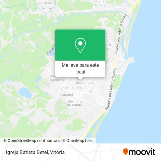 Igreja Batista Betel mapa